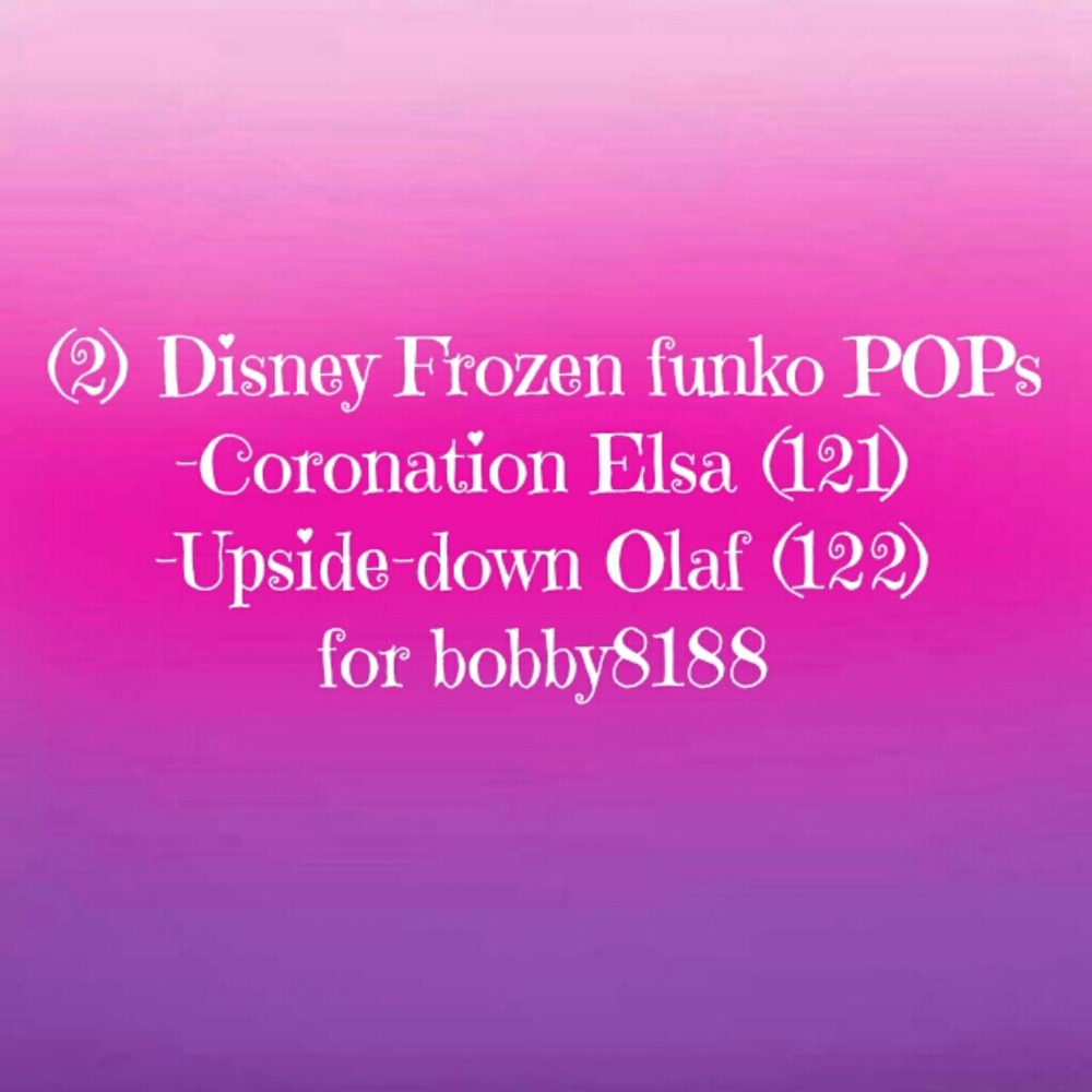 2 funko POPs